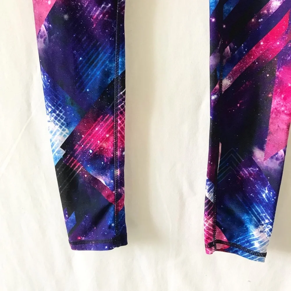 Pure & Simple galaxy print athletic leggings XS - Picture 3 of 6